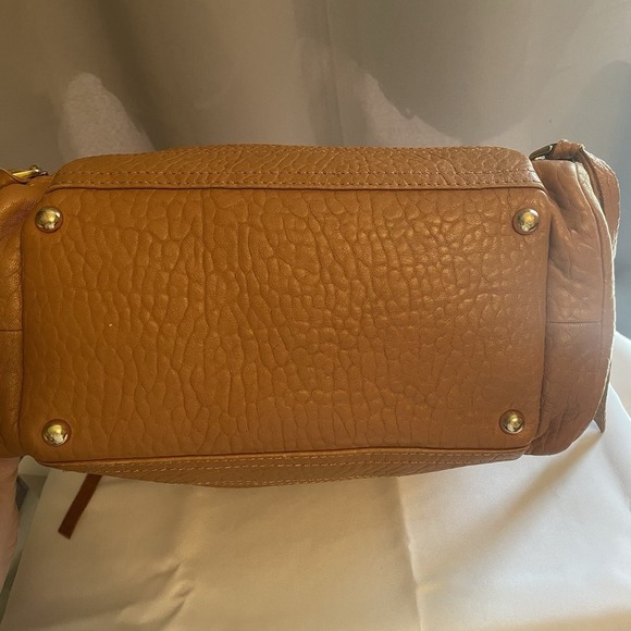 Aimee Kestenberg Car-Go Satchel Purse Handbag Shoulder Crossbody Bag Brown Zip - Picture 4 of 16